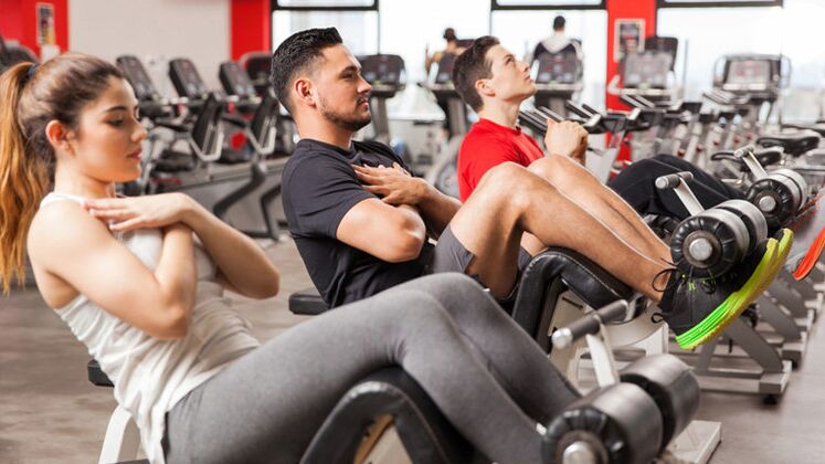 Leçons dans le gymnase